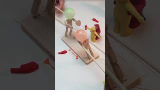 Product Link in Bio ( # 1205 ) @MaviGadgets  ✅ DIY Wooden Bots Battle Game Toy screenshot 1