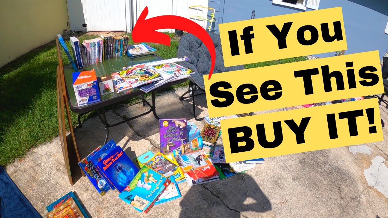 We Picked All The BEST STUFF At These Garage Sales! YouTube