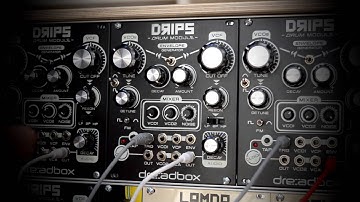 Drips Drum Module by Dreadbox // TOM, CLICK & CLAP SOUNDS