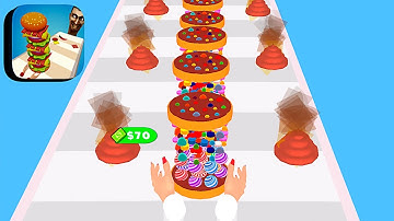 Burger Stack Runner ​- All Levels Gameplay Android,ios (Part 2)