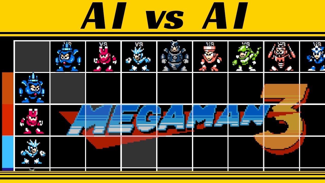 Mega Man 3 Bosses No.1 League | CPU Battle