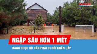 Heavy Rain Causes Deep Flooding in Bao Loc, Dozens of Households Evacuated