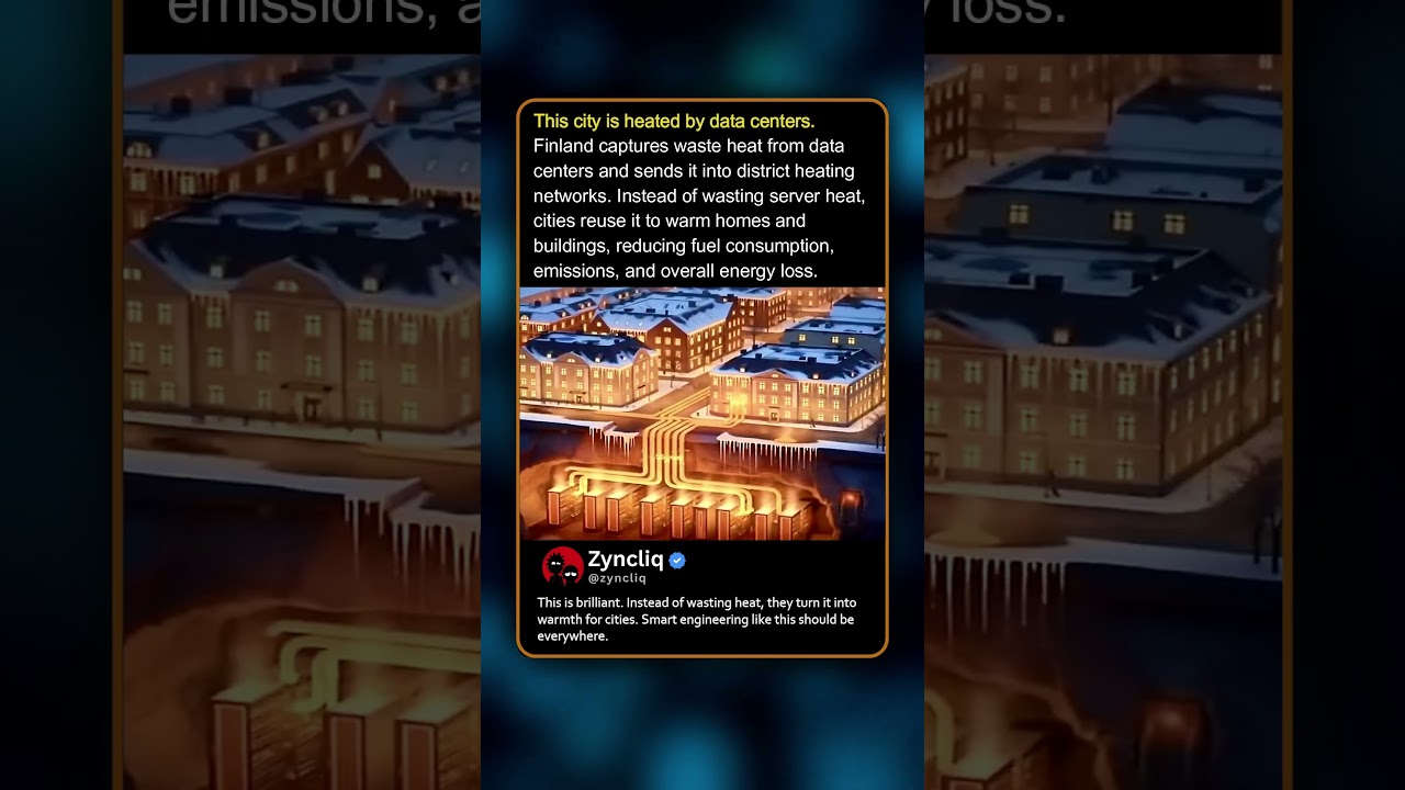 How Finland Heats Cities Using Data Centers 