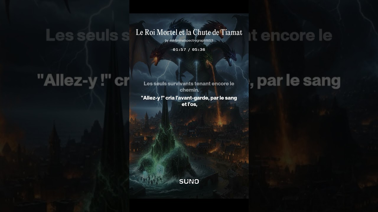 Le Roi Mortel et la Chute de Tiamat