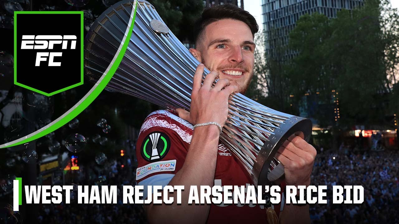 Arsenal’s first Declan Rice bid REJECTED ❌ Which other clubs are in the race? 👀 | ESPN FC