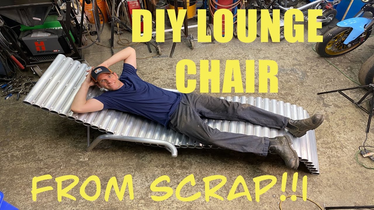 DIY LOUNGE CHAIR MADE FROM SCRAP !!! YouTube
