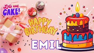 Happy Birthday Emil, Birthday of Emil, Best Birthday Wishes, hbd