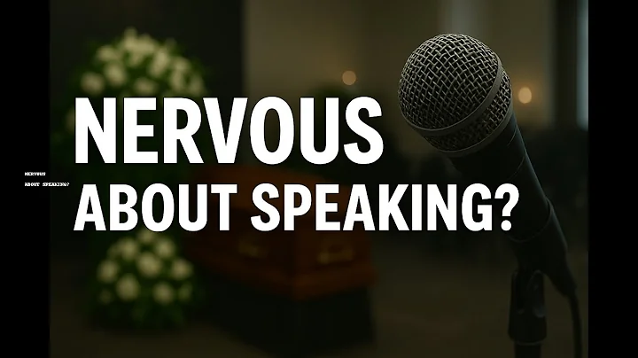 How to Deliver a Funeral Speech Without Freezing Up