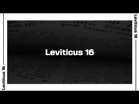 Leviticus 16 Bible Reading | NIV