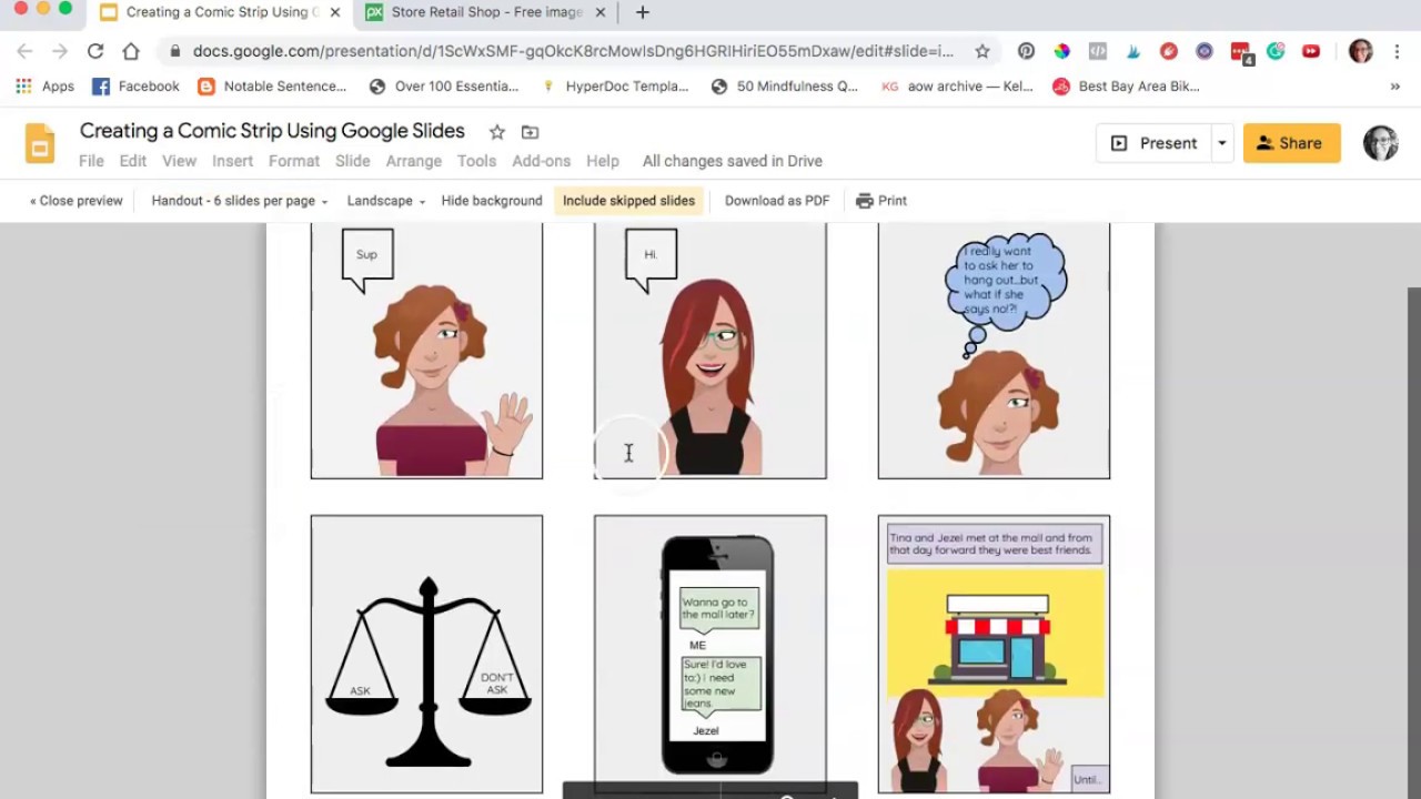 creating-a-comic-strip-using-google-slides-youtube