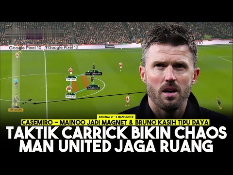 artis77 x jos178 - Taktik Tajam Carrick, Bruno sebagai Magnet & Cara Struktur Man United Merusak Arsenal dari Dalam