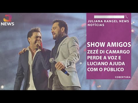 Entenda o que aconteceu com o Zezé Di Camargo no show Amigos em Ribeirão Preto, neste fim de semana