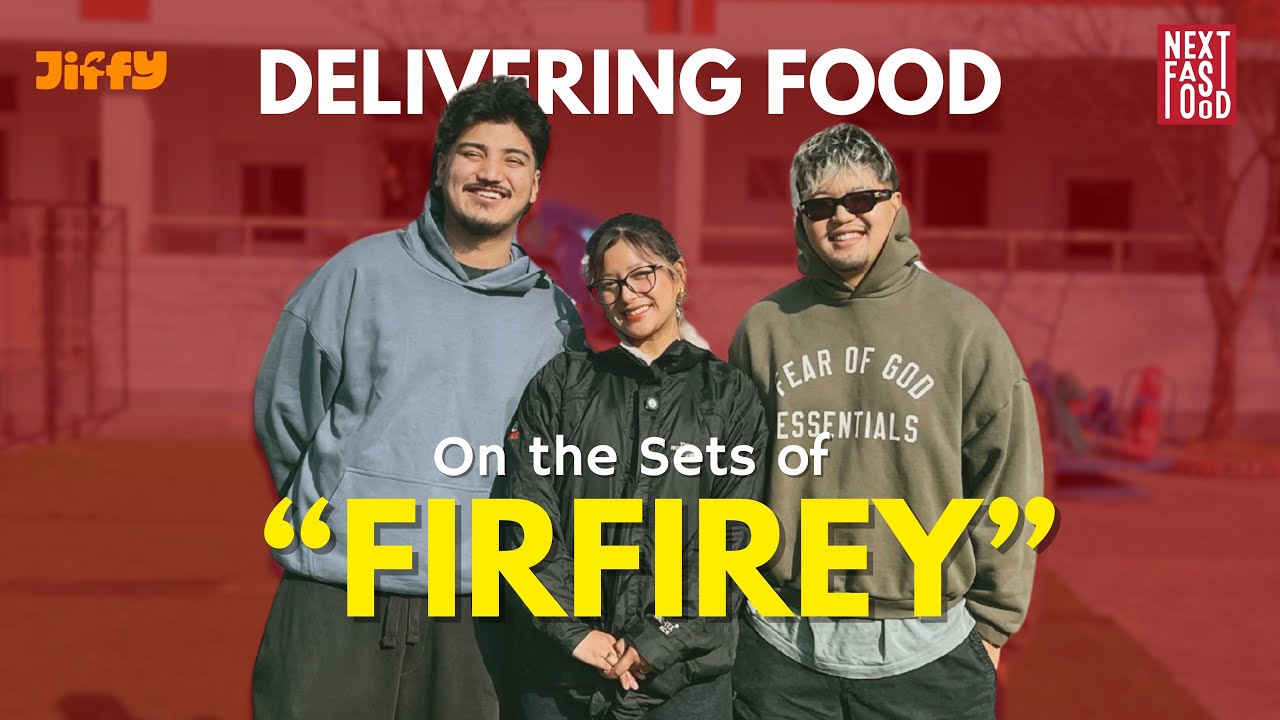 Firfirey Shoot BTS| Jiffy Services x Yabesh Thapa – On-Set Delivery for “Firfirey”|