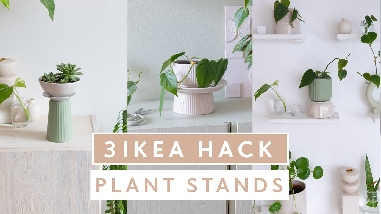 3 Ikea Hack Plant Stand Ideen einfache DIY Deko mit Pflanzen YouTube