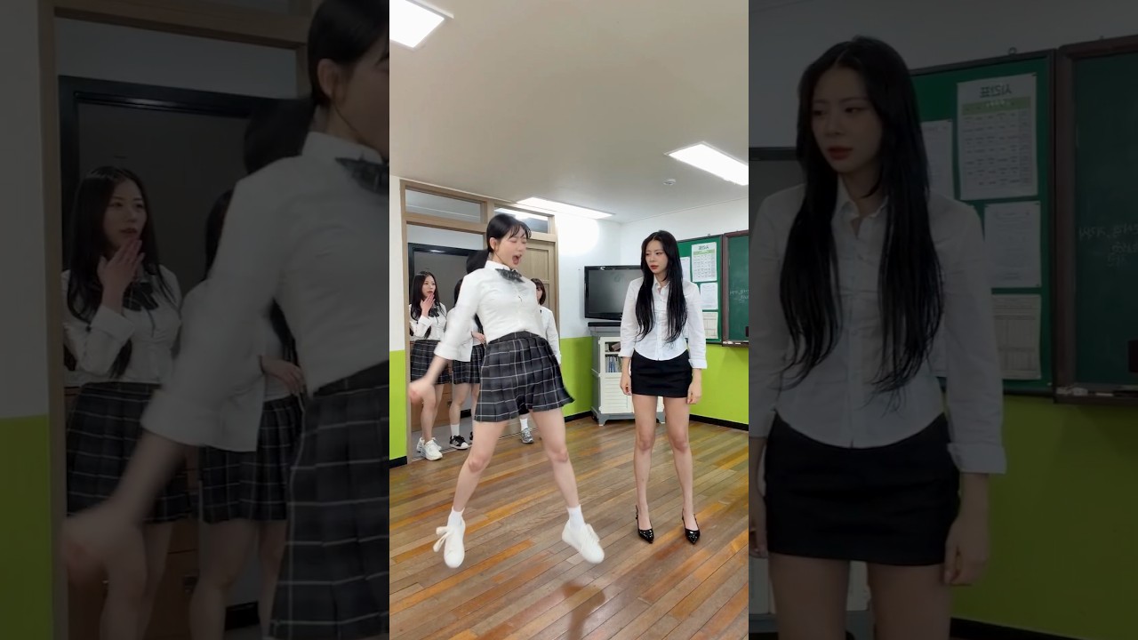 Thought she was shy.. then she joined the dance