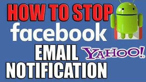 How To Stop Facebook Emails On Yahoo account Very Easy Tutorial