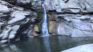Santa Paula Punch Bowls (Winter waterfall, white noise, nature audio)