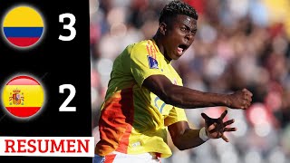 ÉPICO! COLOMBIA VENCE a ESPAÑA 3 - 2 - MUNDIAL SUB-20