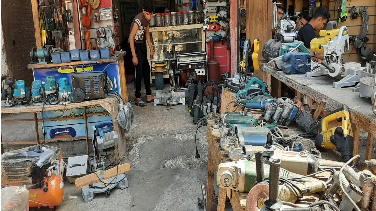 جوله  من دمياط داخل محلات بيع العدد ماركات عالميه للبيع بالقطعه وارخص الأسعار