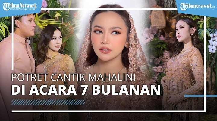 Potret Cantik Mahalini di Acara 7 Bulanan Kehamilan Jadi Sorotan, Aura Bumil Istri Iky Terpancar