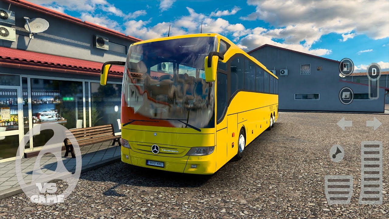 Mercedes Benz Tourismo 15 RHD Bus Passengers Transport - Bus Simulator Gameplay