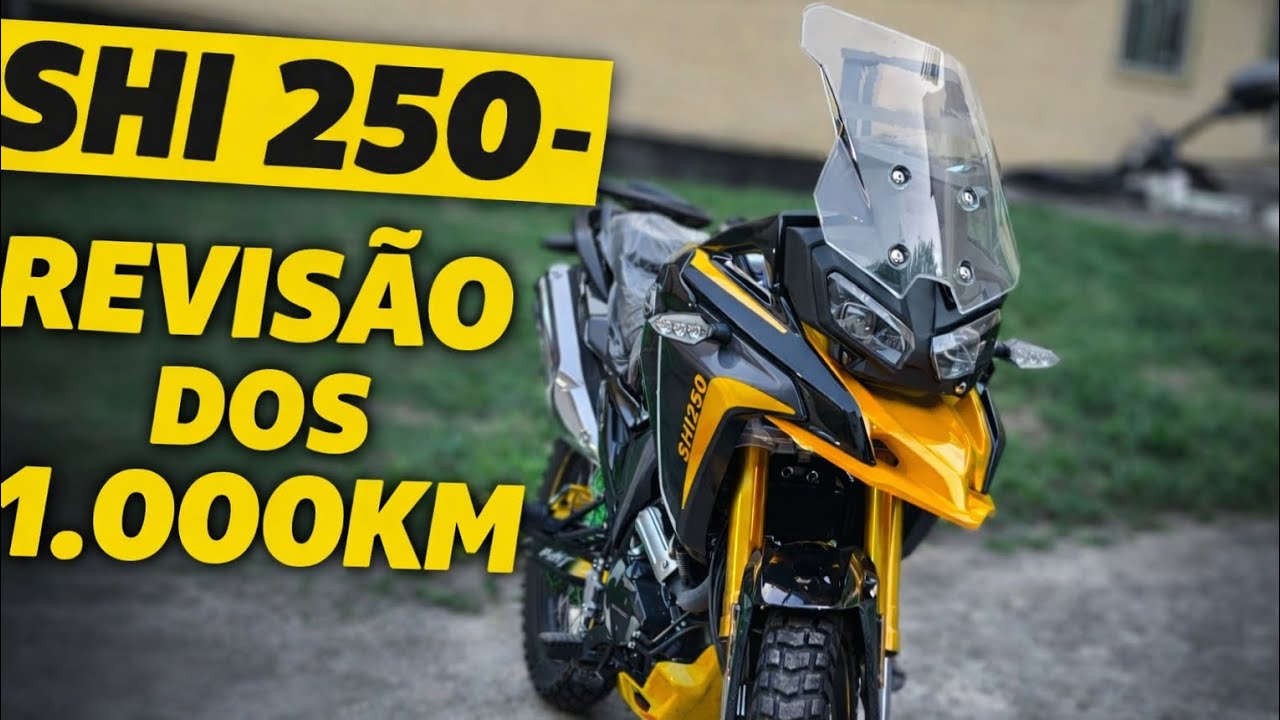 SHI 250 - REVISÃO DOS 1.000KM - Quanto eu gastei?  – Vale a Pena? O Que Mudou Até Aqui!