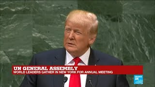 UN General Assembly: Watch Donald Trump's full address