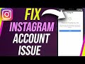 How to Fix "Thanks for providing your info" on Instagram