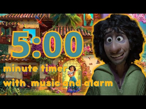 5 min Bruno / Encanto Countdown Timer with Music and Alarm