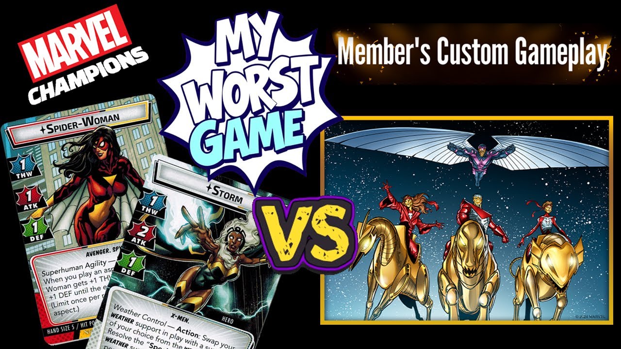 STORM & SPIDER-WOMAN vs FOUR HORSEMEN (Expert) Marvel Champions 2 Handed Playthrough