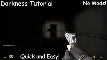 How to make the world dark with no mods | Garry