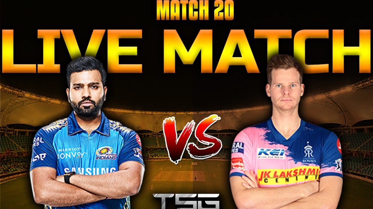 🔴 ipl 2020 live l। MI vs RR - Match Live । 