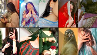 🔥Awesome hidden face girls poses |🖤dp pictures for whatsapp |💔photo Poses Ideas | attitude girls dpz screenshot 5