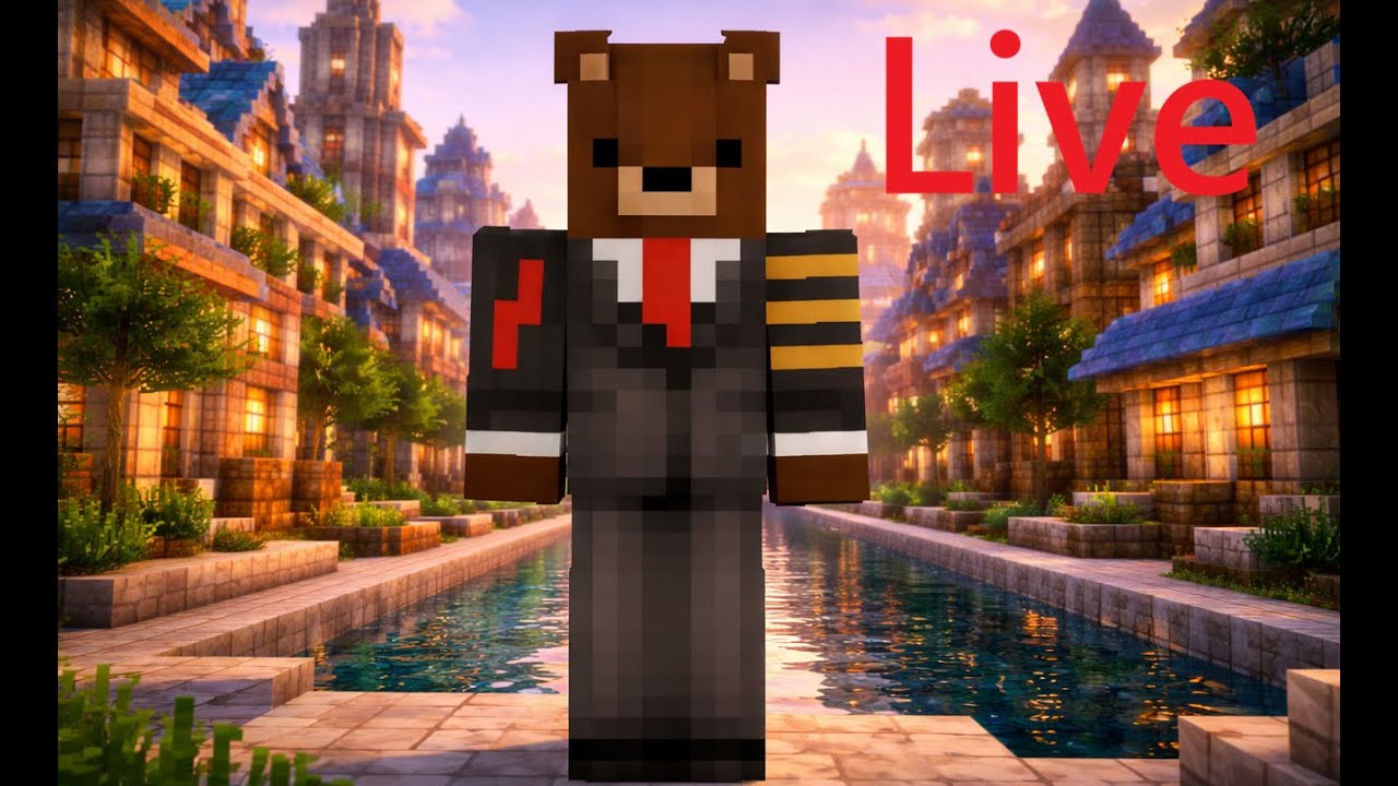 LIVE CU MINECRAFT PE SERVERUL MEU