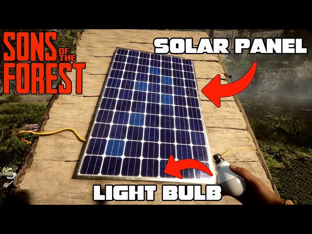 This Is How To Use Solar Panels In Sons Of The Forest - MMO Wiki