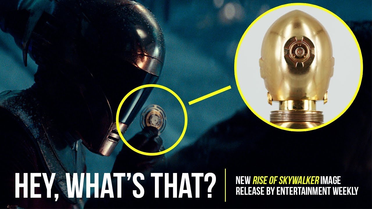 Hey, what's that? - New Star Wars Episode 9 The Rise of Skywalker image from Entertainment Weekly