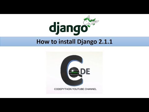 How to install Django 2.1.1