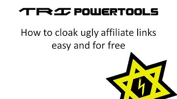 How to cloak ugly affiliate links easy and for free