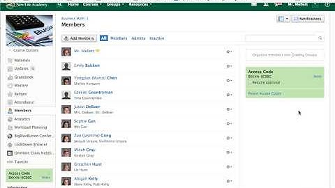 Schoology: Teachers: How to find the Parent
