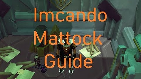 Runescape 3 Archaeology Getting All 11 Imcando Keys + Making Imcando Mattock