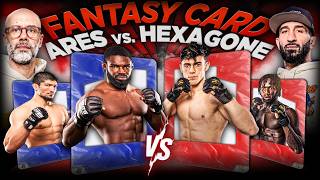 La bataille des orgas françaises : nos cartes ARES vs Hexagone MMA ! Fantasy Cards #2