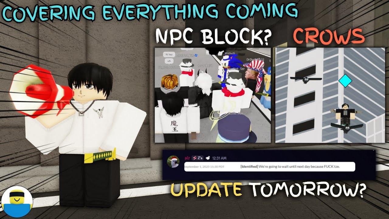 UPDATE TOMORROW + NPC BLOCK? IN NEXT UPDATE (JJS Leaks) (Jujutsu