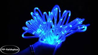 Solar charge Waterproof 10m 100LED tube copper Wire light