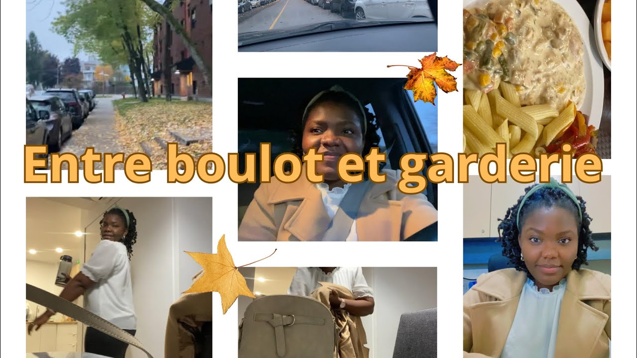 Une journée avec moi : entre boulot et garderie//Préparation//Travail//cantine.