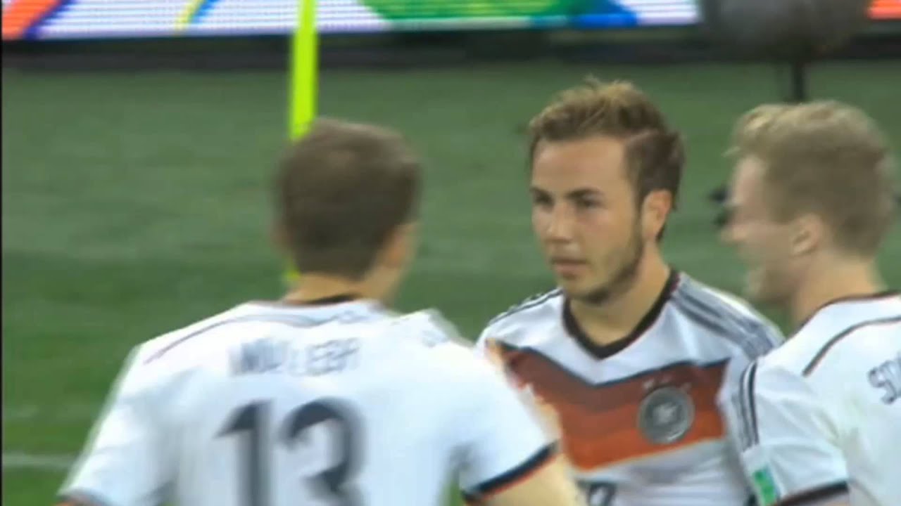 Mario Gotze goal on FIFA World Cup 2014 final YouTube