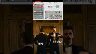 WHEN THE VILLAGER HIMSELF WANTS TO GO SCAM#ytshorts#shortsfeed#memes#minecraft#fyp#funny#shorts#mcpe