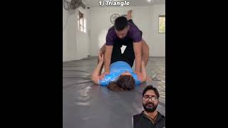 K-Guard Triangle Choke Technique #hanuman #bjj #viral #jiujitsu #reels #shorts #grappling
