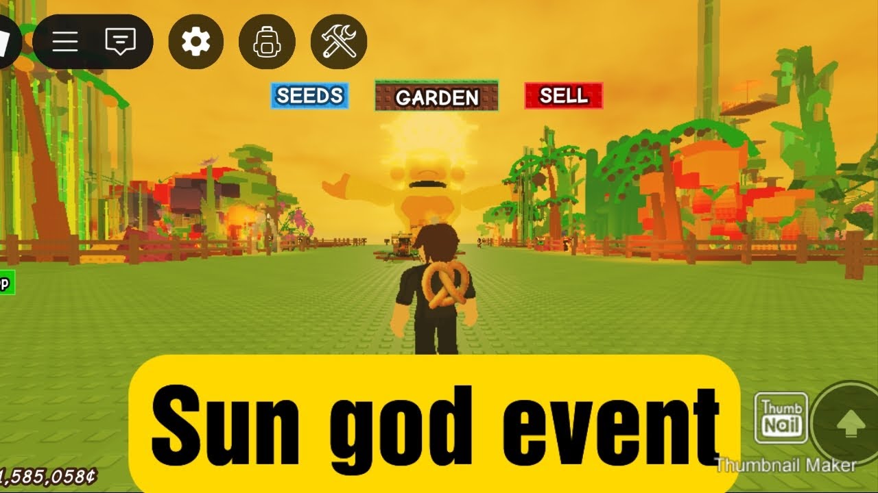 Sun god event in grow a garden roblox #thanksforwatching#roblox#gaming ...