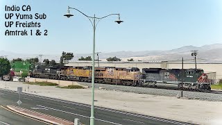 Indio, CA | UPRR Yuma Sub, MP 610.75 - PTZ (Chat) | SouthWest RailCams LIVE