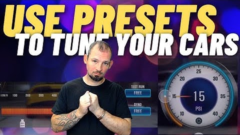 CSR2, Get a awesome tune using the new tuning presets.